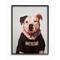 Stupell Industries Americano American Bulldog Black Framed Wall Art